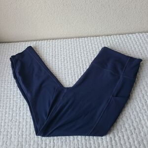 Fabletics Navy Blue Leggings Women's Size M
